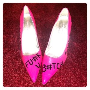 Hot pink in ya feelings heels